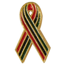 AFRICAN AMERICAN AIDS AWARENESS LAPEL PIN NATIONAL BLACK HIV AIDS DAY - £14.85 GBP