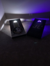 Bluetooth Controlled Cornhole LED Lights with 16 Million Colors &amp; Motion Options - £26.59 GBP+