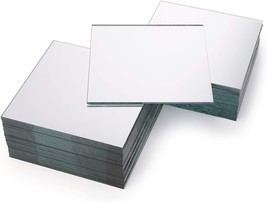 Squareare Glass Mirror Tiles From Suwimut, 50 Pack, 4 Inch, And Diy Projects. - $34.45