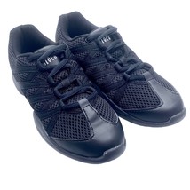 Bloch Criss Cross Black Dance Sneakers Mesh Size 4.5 Split Sole Hip Hop - £33.31 GBP