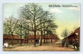 WWI  Camp Bourg-Léopold Beverloo Camp Interior Belgium UNP DB Postcard M7 - $3.91