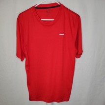 Reebok Mens  Medium Red Play Short Sleeve T Shirt 100% Polyester - £6.02 GBP