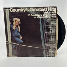 Country&#39;s Greatest Hits Volume Ii 20 Stars Vinyl Set Columbia - £28.03 GBP