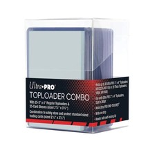 Ultra Pro International Bundle: Toploader &amp; Card Sleeves 3in x 4in (25) - £8.33 GBP