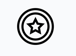 Marvel captain america shield Icon sticker instant download svg,png,psd,... - £3.58 GBP