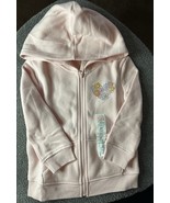 Jumping Beans Toddler Girls Fleece Full Zip Light Pink Hoodie Size 2T - $282.06 MXN