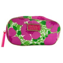 Lily Pulitzer x Estee Lauder Cosmetic Makeup Bag Pink Green - £15.22 GBP