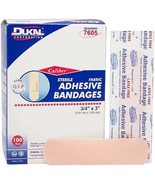 Dukal - 7605 Bandage, Fabric, Adhesive, Sterile, 3/4&quot; x 3&quot; 100/Box - £7.06 GBP