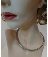 20 in Silvertone Snake Chain Necklace Choker - £15.57 GBP