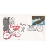 ZAYIX US 2542 Gamm FDC $14 Express Mail Eagle Olympic Unofficial city 12... - £17.63 GBP