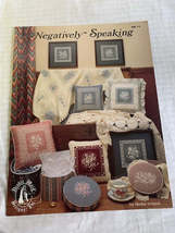 Negatively Speaking counted cross stitch design book by Needle Maid Designs - $7.00