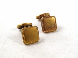 New Old Store Stock Edwardian / Victorian Gold Tone Cufflinks 92416i - $24.74
