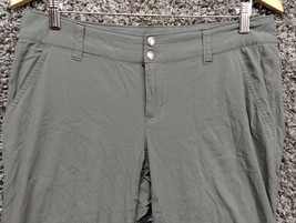 Columbia Hiking Pants Women 10 Regular Gray Convertible Shorts Omni Shield - £18.12 GBP