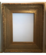 Large 19th C Antique Victorian Art Frame Wood Gesso Gilt,  43&quot;x35&quot; - $720.30 CAD