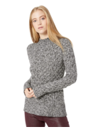 kensie Women&#39;s Diamond Knit Cutout Sweater Black Combo Size Large New wi... - $427.46 MXN