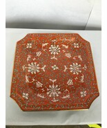 Vintage Japanese&#39;s China Hand Painted Serving Plate Gold Trim - $115.02 CAD