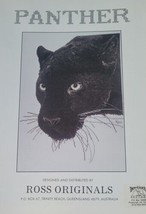 Ross Originals Panther Cross Stitch Pattern DMC/Anchor - £10.54 GBP