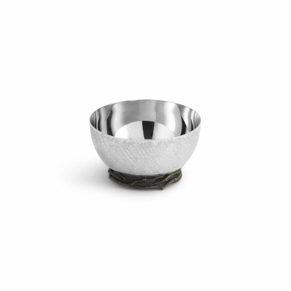 Primary image for Michael Aram Stainless Steel & Oxidized Brass Twig Nut Dish - 112056