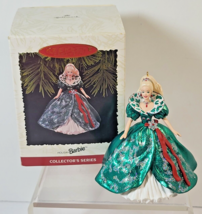 Hallmark Holiday BARBIE Collector&#39;s Series #3 Green Gown Keepsake Ornament 1995 - £8.15 GBP