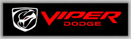 Dodge Viper Outdoor Living Black autocar Banner 60x240cm 2x8ft Decor Bes... - $15.90