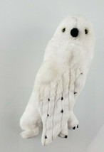 9&quot; Warner Bros Harry Potter Stuffed Plush Snowy White Barn Owl Fantastic Beasts - £17.90 GBP