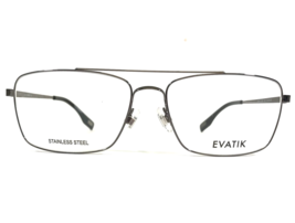 Evatik Eyeglasses Frames 9203 S103 Shiny Gray Gunmetal Extra Large 59-16... - £59.06 GBP