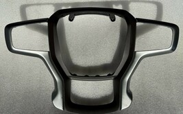OEM metallic/silver Synthesis steering wheel trim w/ dk brown insert 201... - €12,28 EUR
