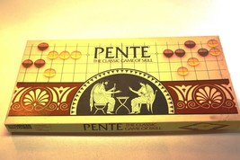 Vintage Pente Classic Game of Skill Board Game COMPLETE Parker Brothers 1984 - £7.90 GBP