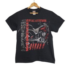Harley Davidson Graphic T Shirt - Men&#39;s Medium - NOLA - £11.62 GBP
