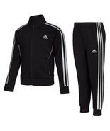 Adidas Little Girls Zip Front Glam Event Tricot Jacket and Joggers Set - £22.05 GBP