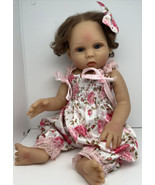 NPK Reborn Lifelike Baby Toddler Girl Doll Silicone Vinyl Full Body 18&quot; ... - £58.81 GBP