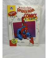 Golden Books The Amazing Spider-man Comics To Color Giant 6-panel Foldout - $364.28 MXN