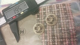 Chanel Button 20 mm Single gold tone metal  - $16.00