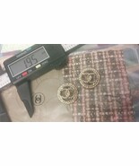 Chanel Button 20 mm Single gold tone metal  - $21.88 CAD