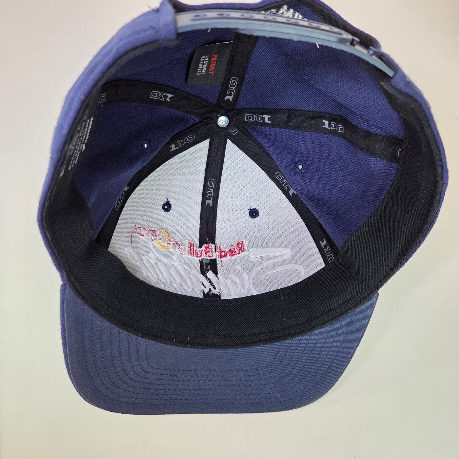 Red Bull Snapback Hat Blue Flat Brim Adjustable Racing Cap Vietnam Item image 7