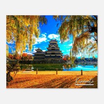 Kumamoto Japan Poster Print Wall Art | Kumamoto Himeji Castle Home Decor | Kumam - £16.05 GBP