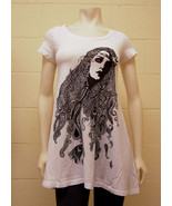 Lauren Moshi White Gypsy Girl T-Shirt Dress  NEW - 3001-TNC-1146 - $123.43 CAD
