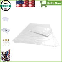 10 CT 24x36 inches Food-Grade Clear Poly Bags - Durable Multi-Purpose St... - $350.07 MXN
