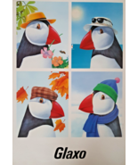 Glaxo - Poster Advertising Original - Penguin - Gsk - 80&#39;S - $284.89