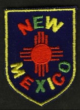 VINTAGE NEW MEXICO EMBROIDERED CLOTH SOUVENIR TRAVEL PATCH - £5.46 GBP