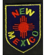 VINTAGE NEW MEXICO EMBROIDERED CLOTH SOUVENIR TRAVEL PATCH - $132.32 MXN