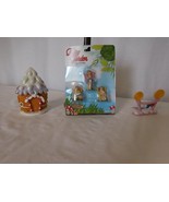 Miniature Fairy &amp; Garden House Figurines And Accessories, 5 Piece Set NEW - £8.71 GBP