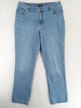 Lee Size 31&quot;W x 29.5&quot;L Relaxed Straight Fit Blue Women&#39;s Distressed Deni... - $10.44