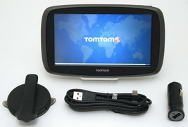 Tom Tom Go 60 3D Portable 16gb Gps Car Navigation Lifetime Us Maps &amp; Traffic Set - £66.50 GBP
