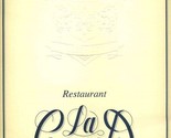 Restaurant La Cascade Menu International Golf Club Paris France 1997 sig... - £73.92 GBP