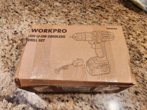 WORKPRO Pink Cordless 20V Lithium-ion Drill Driver Set - $59.40