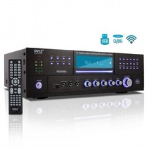 Pyle Bluetooth 4.1 Channel 3000W AM/FM Stereo Receiver Amplifier DVD CD ... - £250.14 GBP