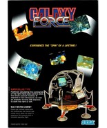 Galaxy Force Arcade FLYER Original Video Game Retro Art Promo 1988 Super... - £79.19 GBP