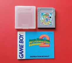 Game Boy Super Mario Land 2: Golden Coins w/ Manual GB Original Authentic Saves - £36.61 GBP