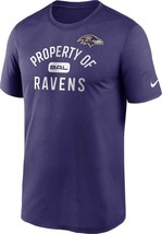 Baltimore Ravens Mens Nike Legend Property of DRI-FIT S/S T-Shirt - XL - NWT - £19.76 GBP